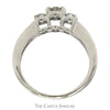 .35cttw Three Stone Diamond Engagement Ring in 14k White Gold - Thumbnail 2