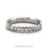 1/4cttw Tension Set Diamond Wedding Band in Platinum - Thumbnail 1