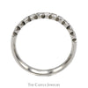 1/4cttw Tension Set Diamond Wedding Band in Platinum - Thumbnail 2