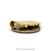 Textured Gold Nugget Bar Designed Pendant in 14k Yellow Gold - Thumbnail 3