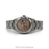 Rolex Datejust 16200 with Rose Dial and Roman Numeral Hour Markers on Oyster Bracelet - Thumbnail 5