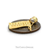 Diamond Cut Textured American Flag Pendant in 14k Yellow Gold - Thumbnail 3