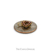 Double Sided Open Heart Pendant with Rubies and Diamonds in 10k Yellow Gold - Thumbnail 3