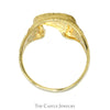 Horse Head Inside Horseshoe Designed Ring in 10k Yellow Gold - Thumbnail 2