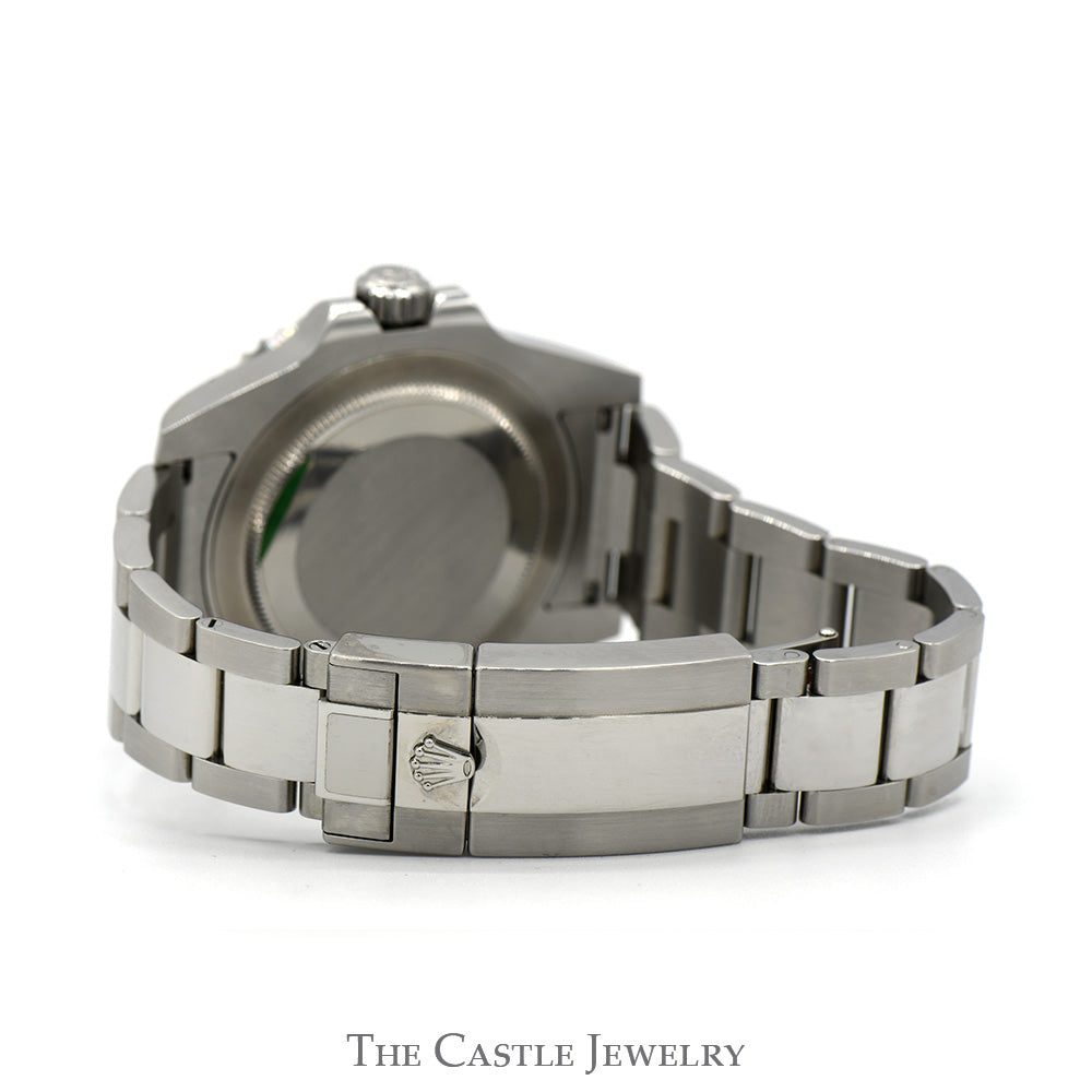 Stainless Steel Rolex GMT Master II Batman Dial 40mm Quick Set with Oyster Bracelet & Blue/Black Bezel