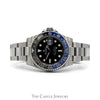 Stainless Steel Rolex GMT Master II Batman Dial 40mm Quick Set with Oyster Bracelet & Blue/Black Bezel - Thumbnail 6