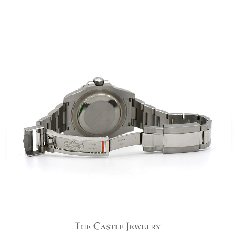 Stainless Steel Rolex GMT Master II Batman Dial 40mm Quick Set with Oyster Bracelet & Blue/Black Bezel