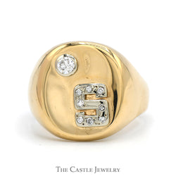 1/4cttw Round Diamond Accented 