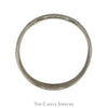Tapered Diamond Cut Etched Cross Band in 10k White Gold - Thumbnail 2
