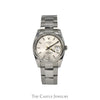 Rolex Oyster Perpetual Date 115200 with Silver Dial in Stainless Steel Oyster Bracelet with Original Box and Papers - Thumbnail 1