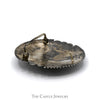 Gary Reeves Designer Belt Buckle With Oval Shaped Green Turquoise in Sterling Silver - Thumbnail 2