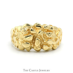 Nugget Style Ring in 10k Yellow Gold - Size 10