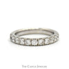 3/4cttw Lab Grown Diamond Wedding Band in 14k White Gold - Thumbnail 1