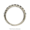 3/4cttw Lab Grown Diamond Wedding Band in 14k White Gold - Thumbnail 2