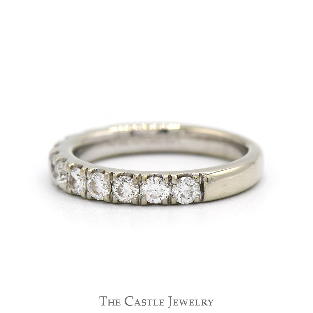 3/4cttw Lab Grown Diamond Wedding Band in 14k White Gold