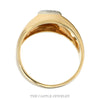 14K Yellow Gold .40ct Round Diamond Men’s Solitaire Ring - Thumbnail 2