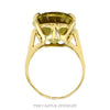 Large Oval Citrine Ring in 14k Yellow Gold - Thumbnail 2