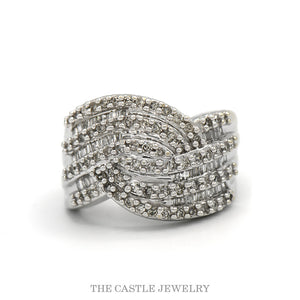 Diamond Cluster Rings