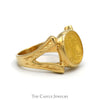 Replica Liberty Coin Ring in 14k Yellow Gold Split Shank Mounting - Size 2.25 - Thumbnail 3