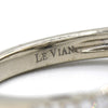 Le Vian Designer 1cttw Princess Cut Diamond Engagement Ring with Chocolate Diamond Halo and Accented Split Shank Sides in 14k White Gold - Thumbnail 4