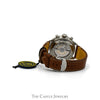 Breitling Super AVI B04 Chronograph GMT 46 P-51 Mustang Luxury Watch with Leather Deployment Clasp - Thumbnail 7