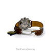 Breitling Super AVI B04 Chronograph GMT 46 P-51 Mustang Luxury Watch with Leather Deployment Clasp - Thumbnail 8