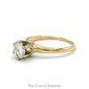 .85ct Round Diamond Solitaire Engagement Ring in 14k Yellow Gold - Thumbnail 3