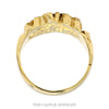 14k Yellow Gold Textured Nugget Style Ring - Size 10.25 - Thumbnail 3