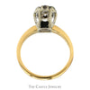 7 Round Diamond Cluster Ring in 14k Yellow Gold - Thumbnail 2