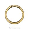 6mm Polished Wedding Band with Milgrain Edges in 14k Yellow Gold - Size 6.5 - Thumbnail 2