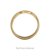 6mm Polished Wedding Band with Milgrain Edges in 14k Yellow Gold - Thumbnail 2