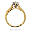 Diamond Bridal Set .33CTTW With .12CT Marquise Cut Center With Diamond Halo And Channel-Set Diamonds In The Bands In 14KT Yellow Gold - Thumbnail 2