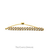 1/2cttw Round Illusion Set Diamond Bolo/Adjustable Link Bracelet in 10k Yellow Gold - Thumbnail 2