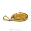 1982 1/4oz 24k Gold Krugerrand Coin Pendant in 14k Yellow Gold Setting - Thumbnail 3