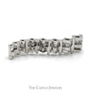 1.25cttw Princess Cut Diamond Journey Pendant in 14k White Gold - Thumbnail 3
