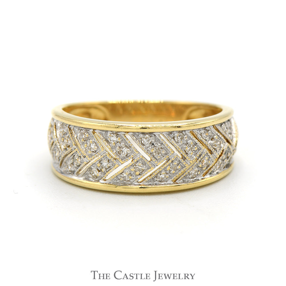 38cttw 5 Prong Set Diamond Wedding Band in 14k Yellow Gold The Castle Jewelry 38cttw 5 Prong Set Diamond Wedding Band in 14k Yellow Gold The Castle Jewelry