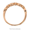 .10cttw Round Diamond Stackable Band with Alternating Round and Marquise Shape in 10k Rose Gold - Thumbnail 2