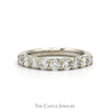 3/4cttw Round Diamond Wedding Band in 14k White Gold - Thumbnail 1