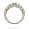 3/4cttw Round Diamond Wedding Band in 14k White Gold - Thumbnail 2