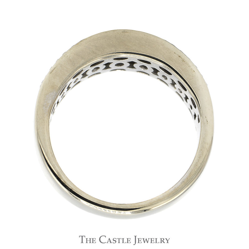 1cttw Round Diamond Wedding/Anniversary Band in 14k White Gold