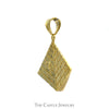 Pyramid Pendant with Eye Motif and Textured Detailing in 10k Yellow Gold - Thumbnail 2