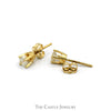 1/3cttw Round Diamond Stud Earrings in 14k Yellow Gold - Thumbnail 3