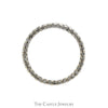 1/2cttw Round Diamond "Circle of Love" Pendant in 10k White Gold - Thumbnail 1