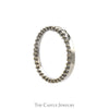 1/2cttw Round Diamond "Circle of Love" Pendant in 10k White Gold - Thumbnail 2