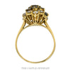 Hexagonal 3cttw Round Diamond Cluster Ring in 10k Yellow Gold - Thumbnail 2