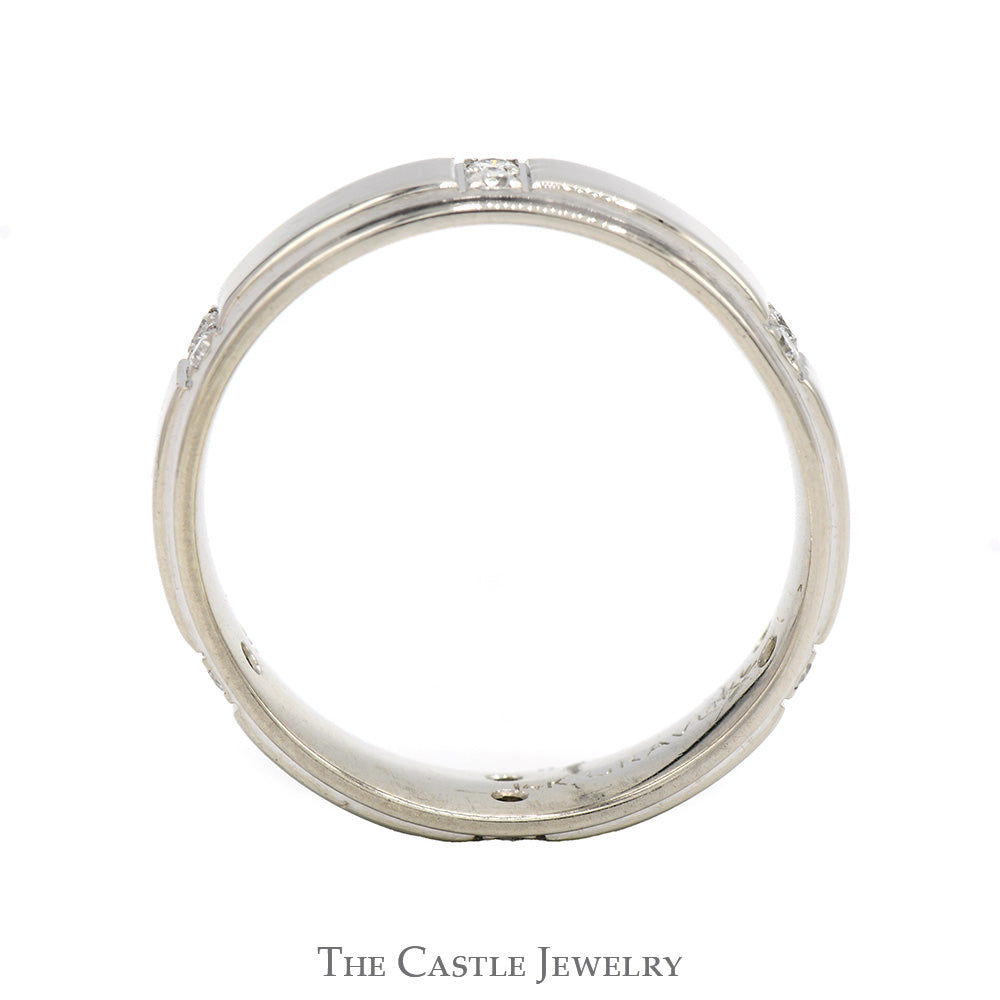 1/4cttw Round Diamond Eternity Band in 14k White Gold
