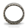Front view of the Tacori 6.25mm brushed band in 18k white gold - Thumbnail 3