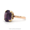 Round Synthetic Mystic Topaz Solitaire Ring in 14k Yellow Gold - Thumbnail 3