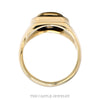 Order of DeMolay Black Onyx Enamel Signet Ring in 10k Yellow Gold - Thumbnail 3