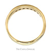 Men's 8 Round Channel Set Diamond Wedding Band in 14k Yellow Gold - Thumbnail 2